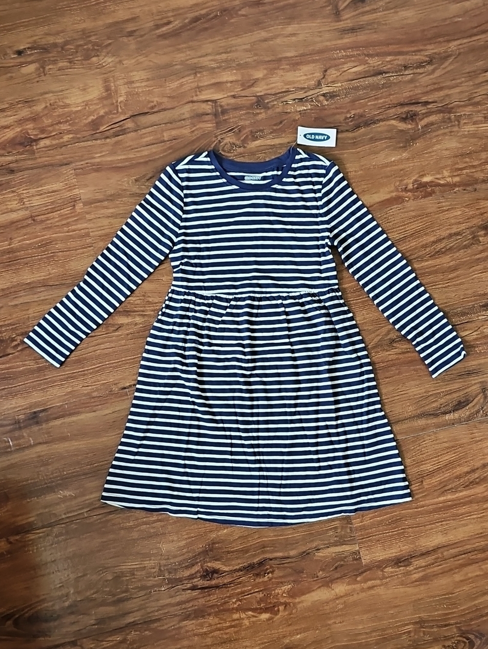 Old Navy Long Sleeve Striped Toddler Girls Dress Size 5T